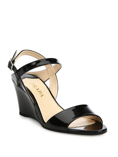 prada wedge heel|prada ankle strap sandals.